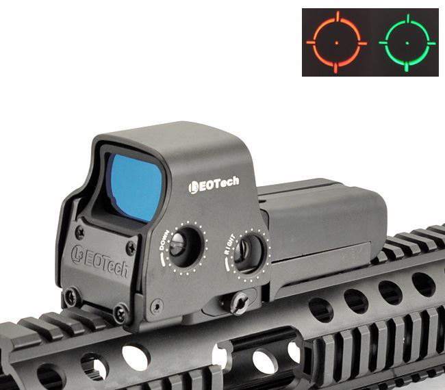 E-Tactical 556 558 Red Green Dot Holographic Sight Scope Hunting Red Dot  Reflex