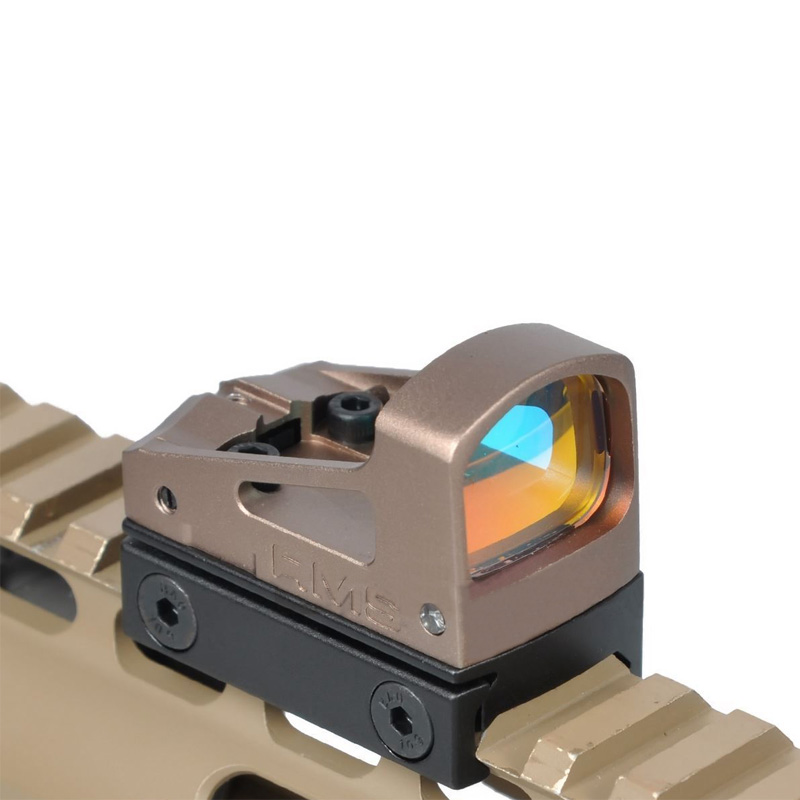 RMS Reflex Mini Red Dot Sight With Vented Mount and Spacers TAN