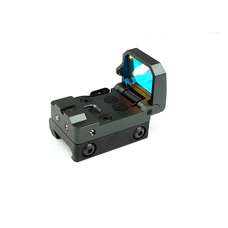 Tactical RMT Flip Red Dot Pistol Sight Holographic Reflex BLACK