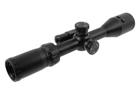 VISM 3-9X42 Red Center Beam Rifle Scope with Green laser Mil-Dot