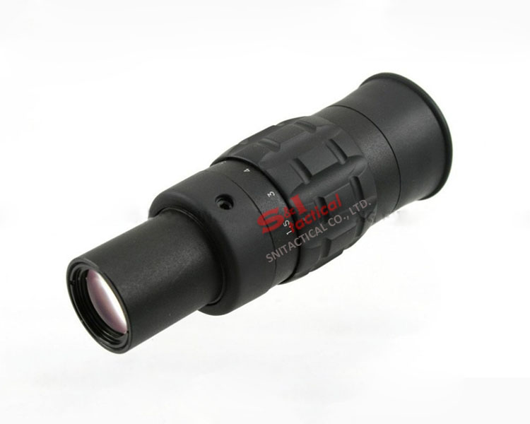New 1.5-5X Monocular Magnifier w Flip to Side QD Mount