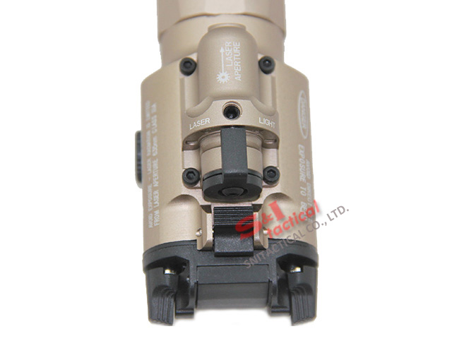 SF X400 Ultra LED Pistol/Rifle WeaponLight (500 Lums, Red laser)
