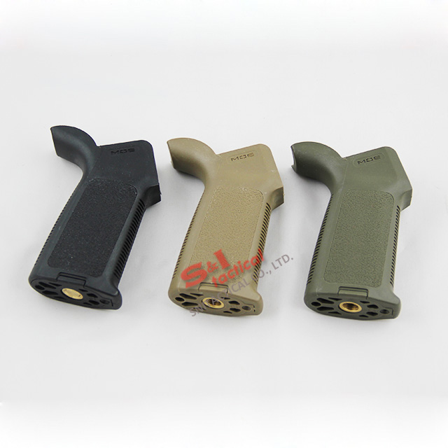 MP PTS MOE AEG Pistol Grip Black/Green/Dark Earth