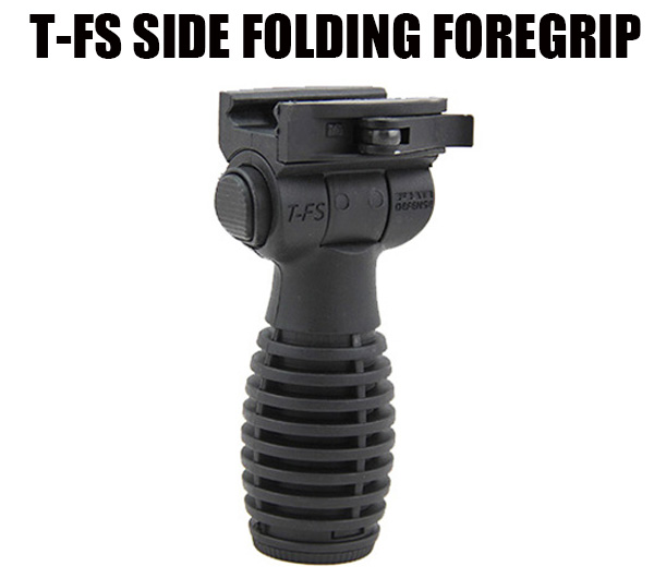FAB Defense T-FS Side Folding Foregrip For AR15/M16/M4 BK
