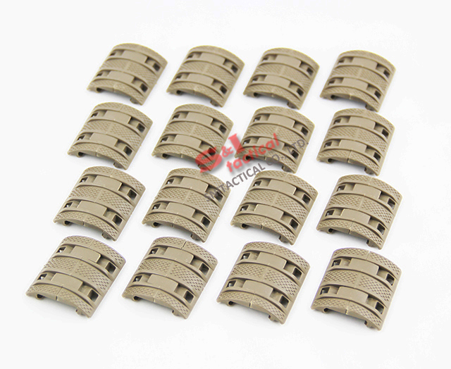 32Pcs Rubber Handguard XTM Enhanced 1913 Picatinny Rail Covers