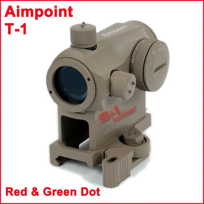 Quick Release Micro T1 1X24 Red&Green Dot Scope DE