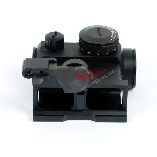 Quick Release Micro T1 1X24 Red&Green Dot Scope Black