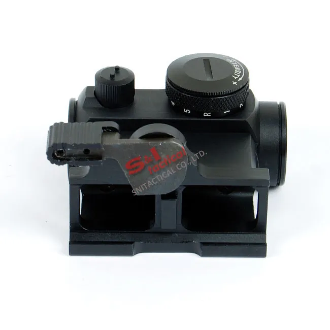 Micro T-1 Style 1x24 Red Dot Sight with 1"QD High Mount