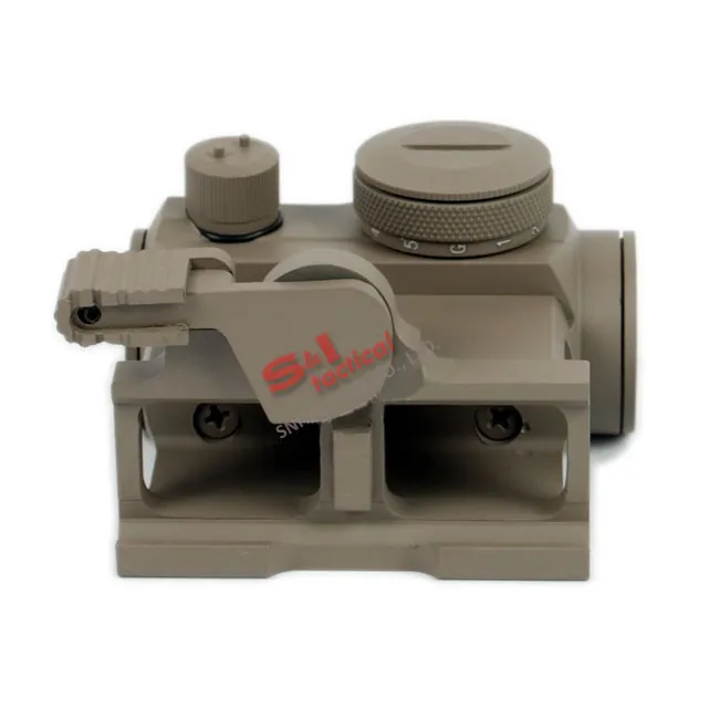 Micro T-1 Style 1x24 Red Dot Sight with 1"QD High Mount