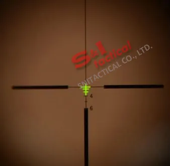 4x32 ACOG Style Optical Tactical Scope W/ Green Fiber Crosshair