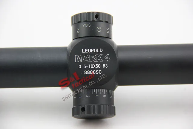 Leupold M3 3.5-10x50 illuminated Red Green BLUE Mil-dot Riflesco