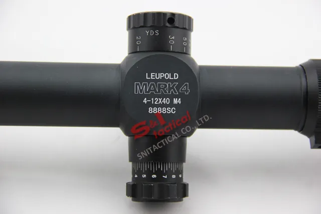 Leupold M4 4-12x40E Red&Green&Blue Tactical Scopes for airsgun