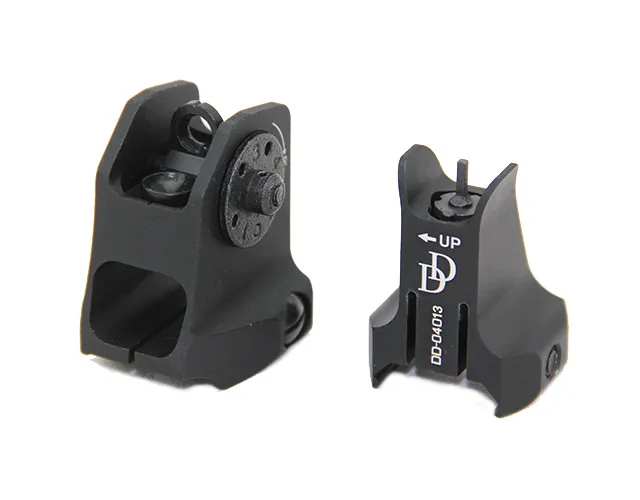 Tactical DD Front and Rear Sight Black