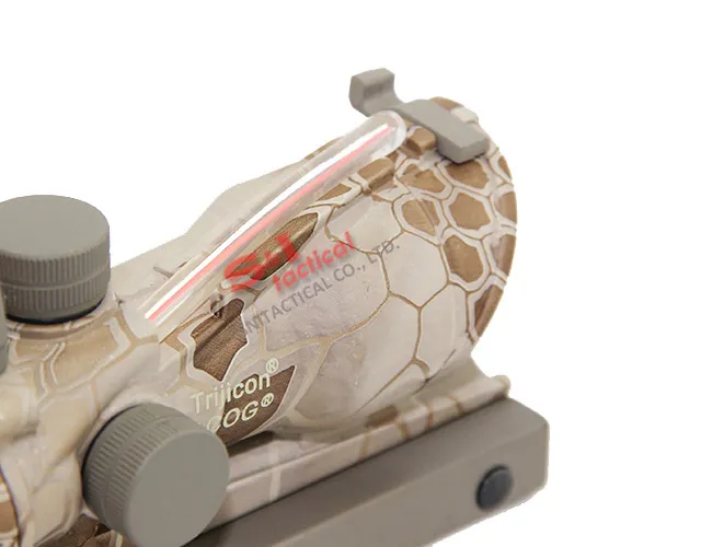 ACOG 4X32 Real Fiber Source Red Illuminated W RMR sight