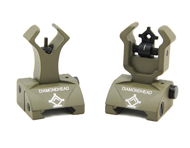 Diamondhead DIAMOND Combat Flip-Up Rear & Front Sight DE