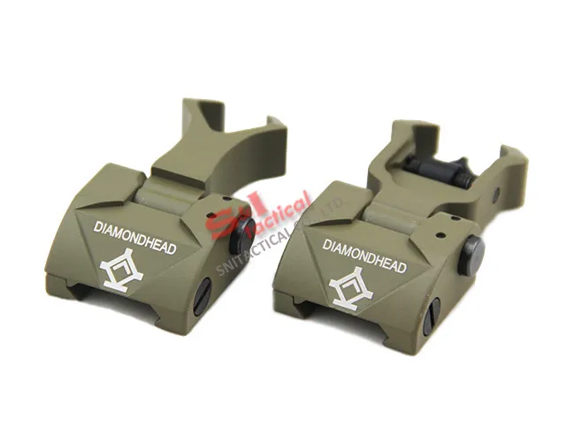 Diamondhead DIAMOND Combat Flip-Up Rear & Front Sight DE