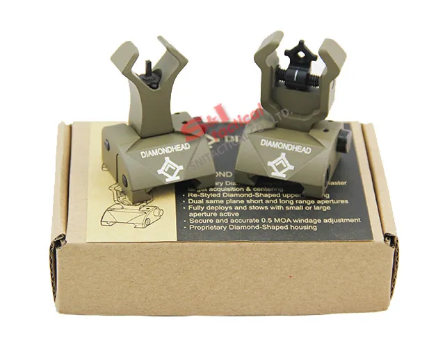 Diamondhead DIAMOND Combat Flip-Up Rear & Front Sight DE