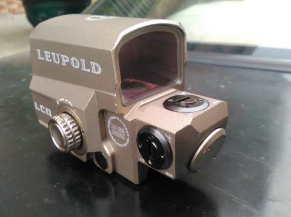 Holographic LEUPOLD LCO Style red dot sight Tan