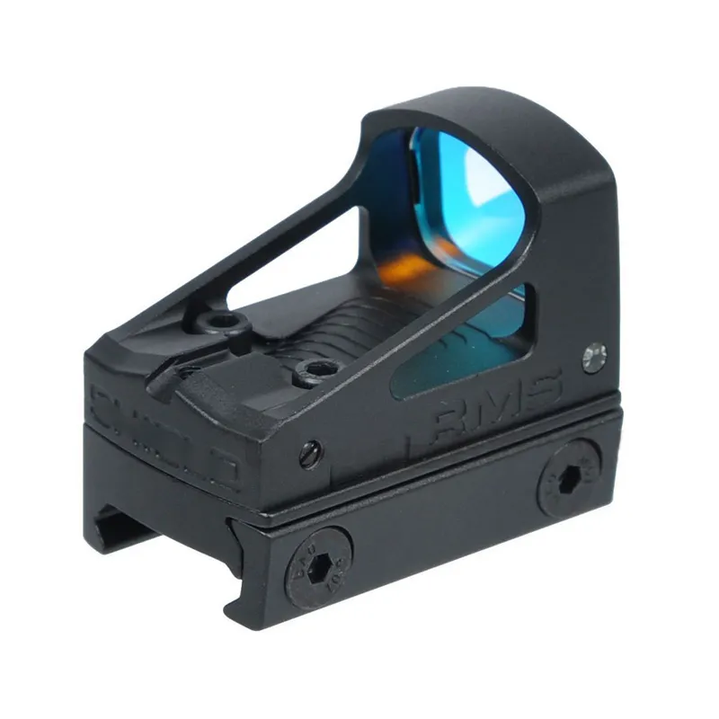 RMS Reflex Mini Red Dot Sight With Vented Mount and Spacers BK