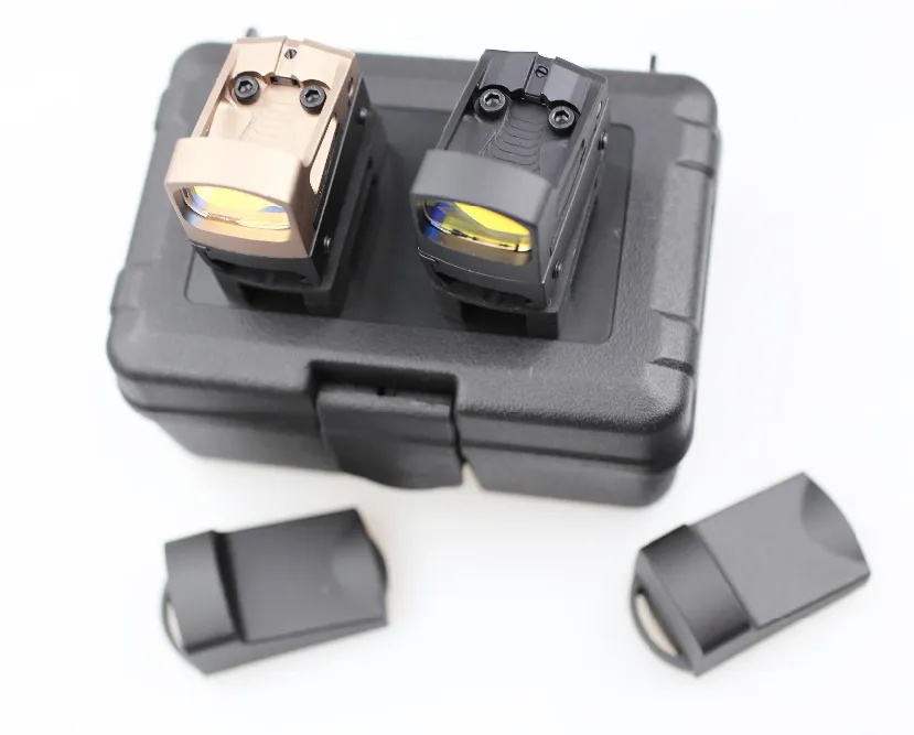 RMS Reflex Mini Red Dot Sight With Vented Mount and Spacers TAN