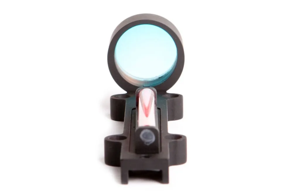 1X28 Circle Red Dot Fiber Collimeter Reflex Scope 11mm Shotgun