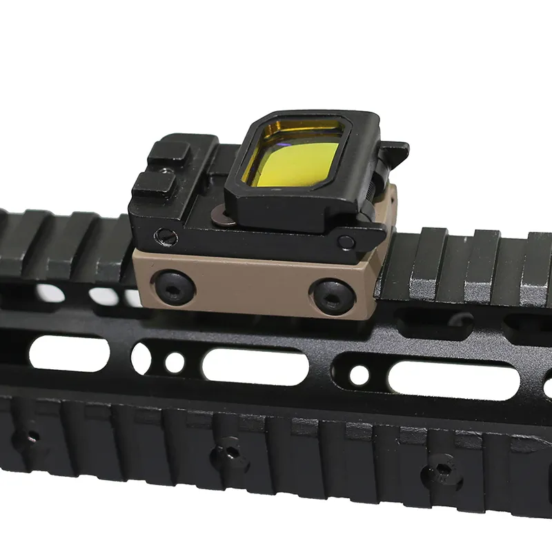 Tactical RMT Flip Red Dot Pistol Sight Holographic Reflex BLACK