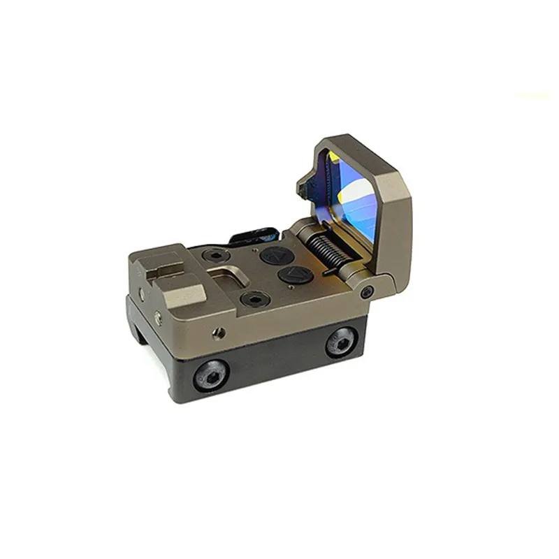 Tactical RMT Flip Red Dot Pistol Sight Holographic Reflex Grey