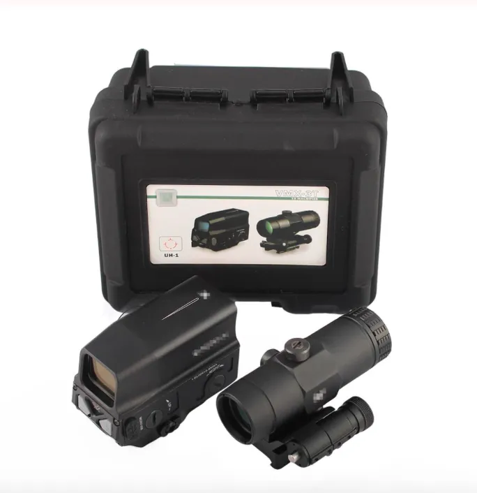 Opitical UH1 + VMX-3T Combo Red Dot Sight 3X Magnifier RED