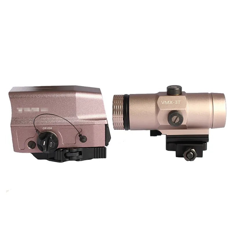 Opitical UH1 + VMX-3T Combo Red Dot Sight 3X Magnifier TAN