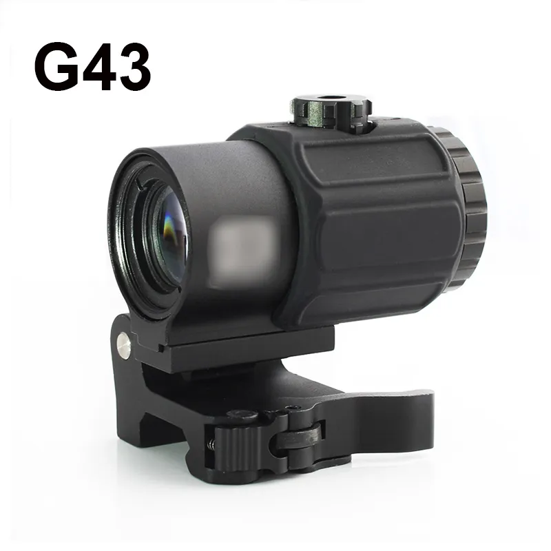 G43 scope 3X Magnifier Scope Sight with Switch to Side STS QD Mo