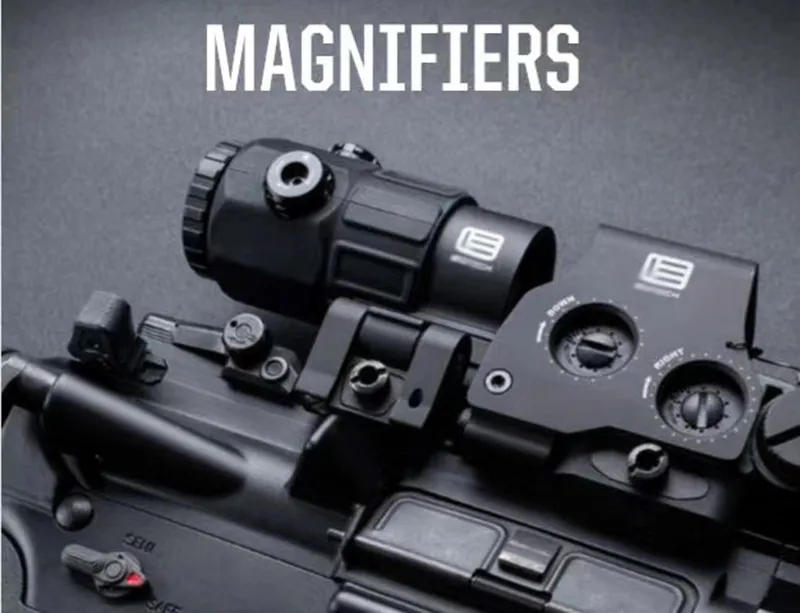G43+558 Magnifier Scope Combo with Switch to Side QD Mount black