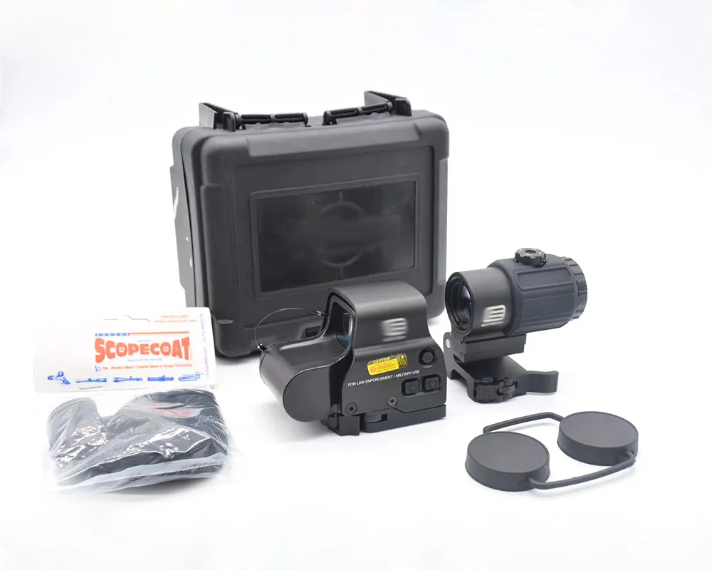 G43+558 Magnifier Scope Combo with Switch to Side QD Mount black