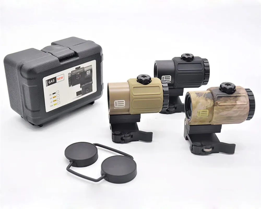 G43+558 Magnifier Scope Combo with Switch to Side QD Mount black