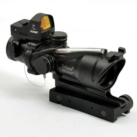TA31 ACOG 4X32 Rifle Scope with Auto Red Dot black