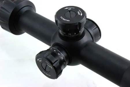 Vism 3-9x42 Full-Size Scope with Integrated Red Laser and Mil-Do