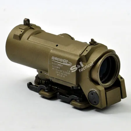 Spector DR 4x Illuminated Mil-Dot Scope Tan