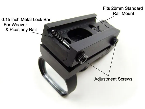Holographic 4 Reticle Red Green Dot Sight Scope 20mm rail mount