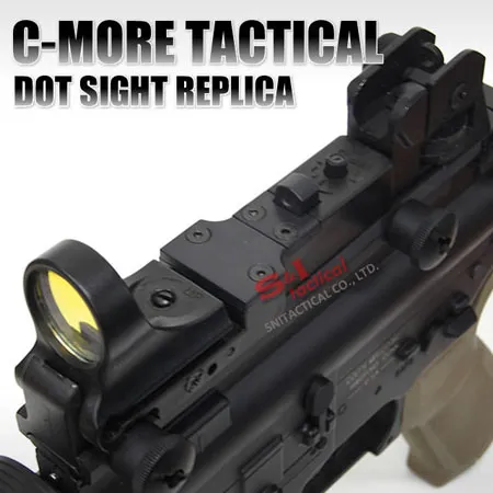 C-More Style Red Dot Sight Reflex with AR Rear Iron Sight