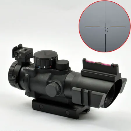 Sniper 4X32 Scope Illuminated Red/Green/Blue Reticle