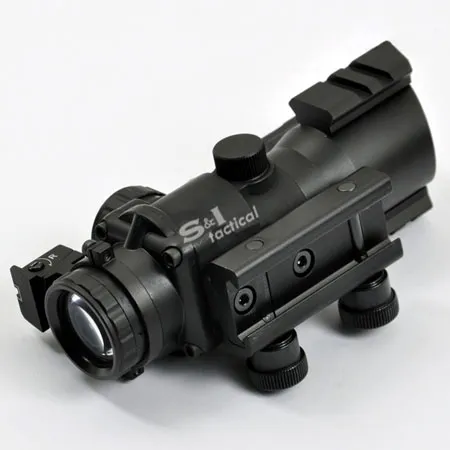 Sniper 4X32 Scope Illuminated Red/Green/Blue Reticle
