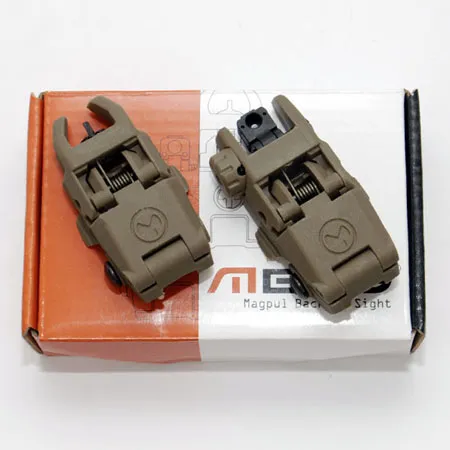 MBUS GEN 1 Back-Up Front and Rear Folding sights Tan
