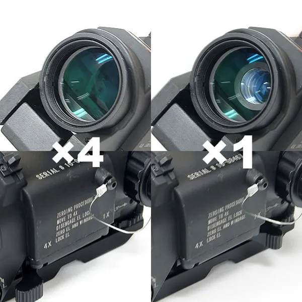 Elcan Specter DR 4x Red Illuminated Scope Reflex red dot sight