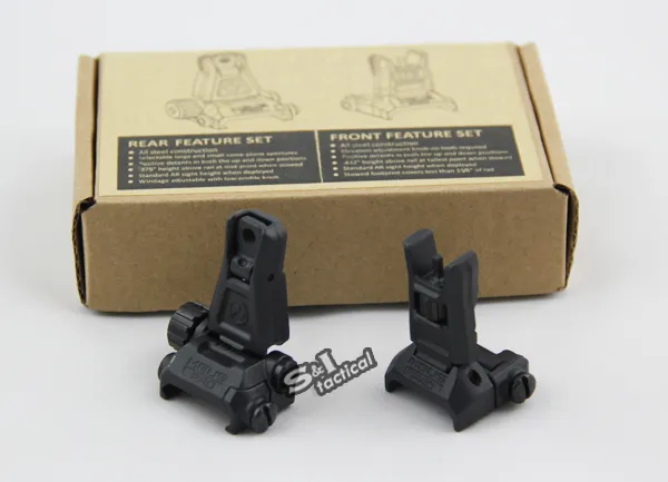 Latest New MBUS PRO Gen3 Back Up Sight Pair Folding Sight