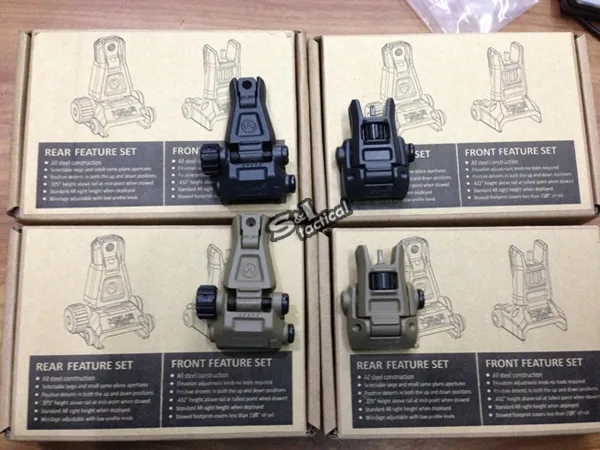 Latest New MBUS PRO Gen3 Back Up Sight Pair Folding Sight