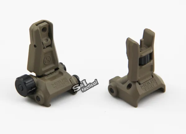 Latest New MBUS PRO Gen3 Back Up Sight Pair Folding Sight