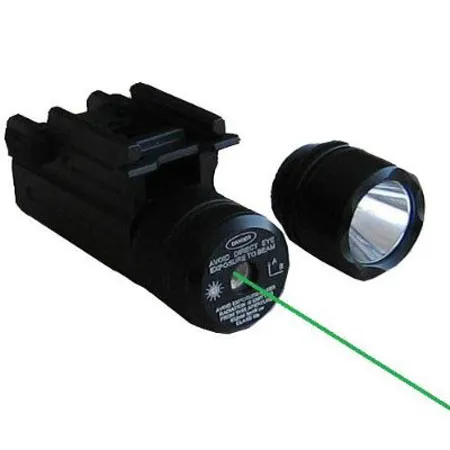 NcStar Compact Pistol QD Flashlight / Green Laser Combo