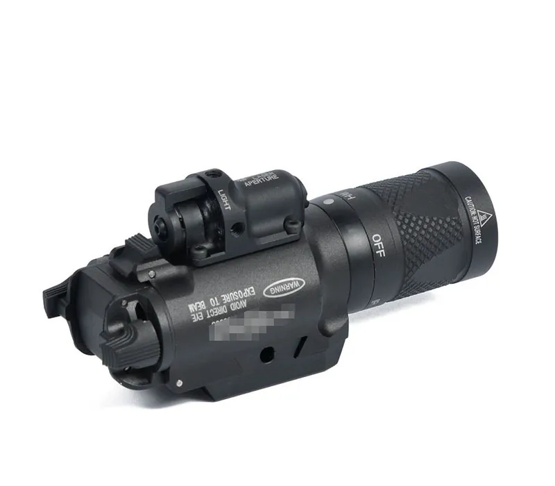 Surefire X400V Flashlight White and IR Output With Red Laser BK