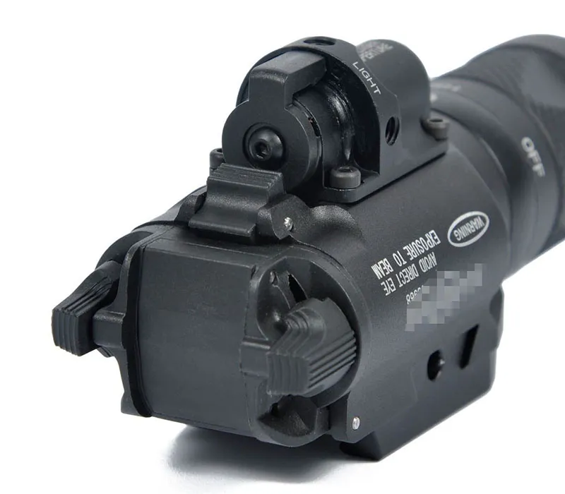 Surefire X400V Flashlight White and IR Output With Red Laser BK