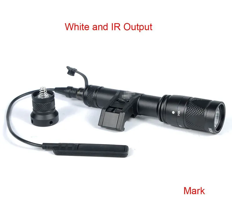 SF IFM M600V IR Dual Output Flashlight Black