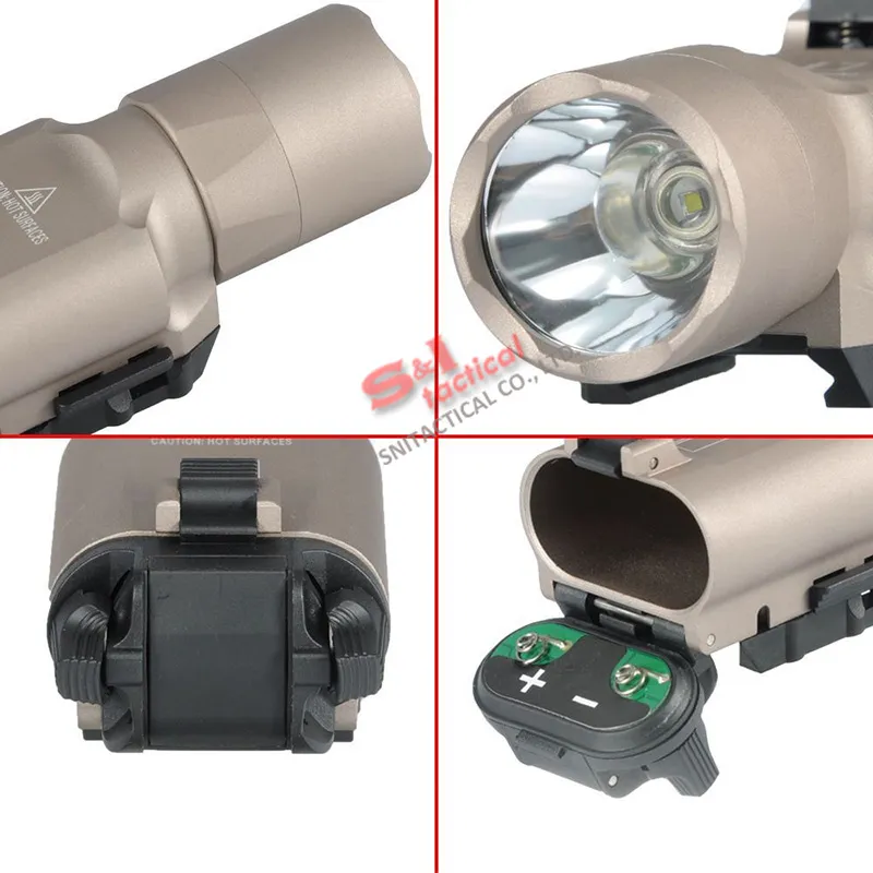 Tactical light SF X300 Ultra LED Weapon Light X300U Fits Handgun